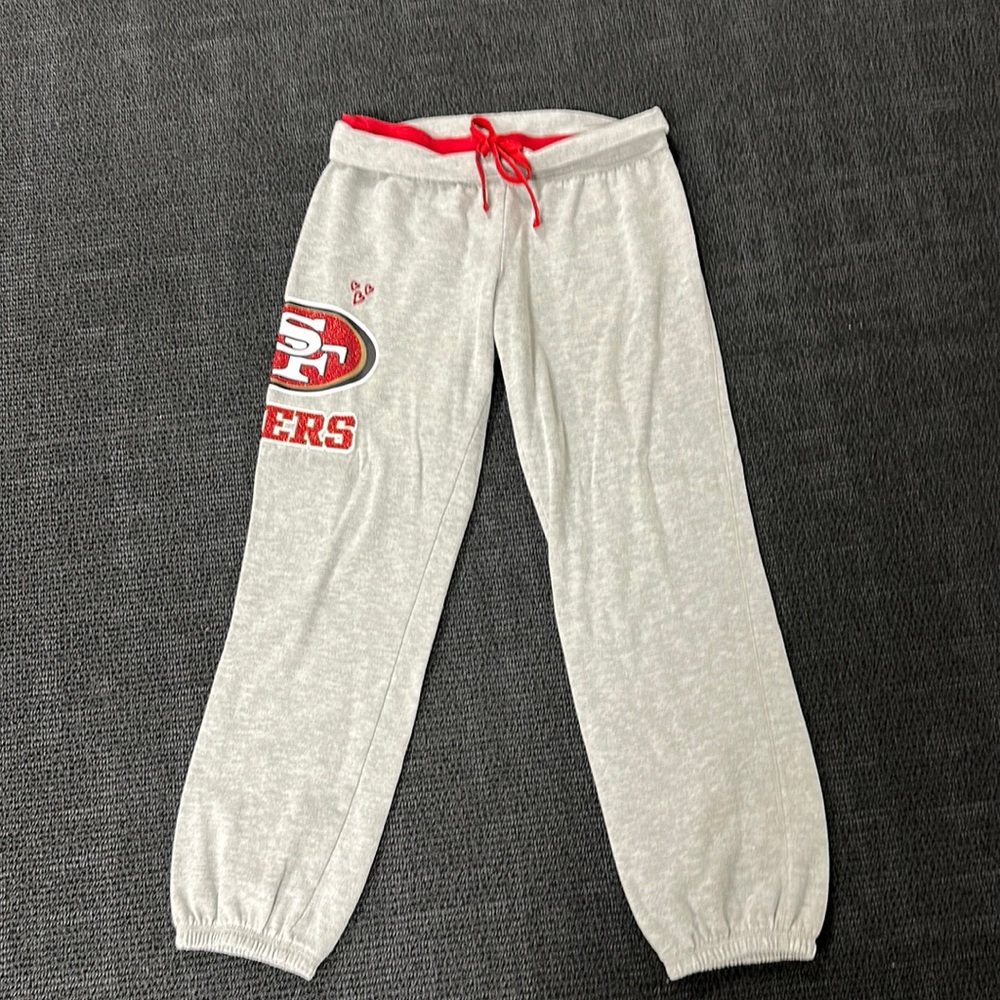 San Francisco 49ers sweat pants. Justice brand (vintage lol) sz 16/18